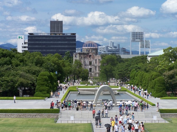 Heiwa koen, il Parco della Pace, Hiroshima, 2007