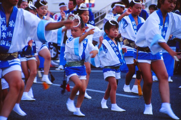 Awa odori, matsuri di Obon a Tokushima, isola di Shikoku.